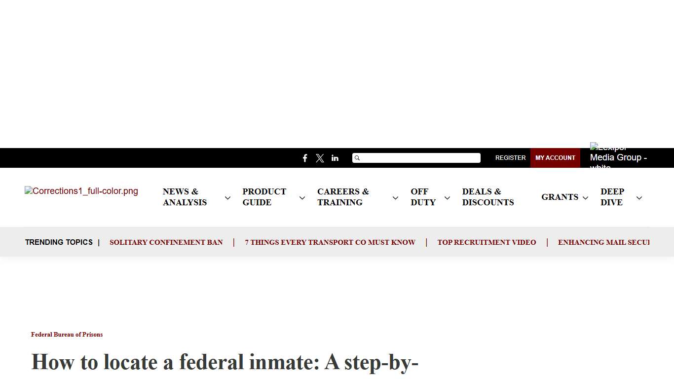 How to locate a federal inmate: Free federal inmate search & lookup guide